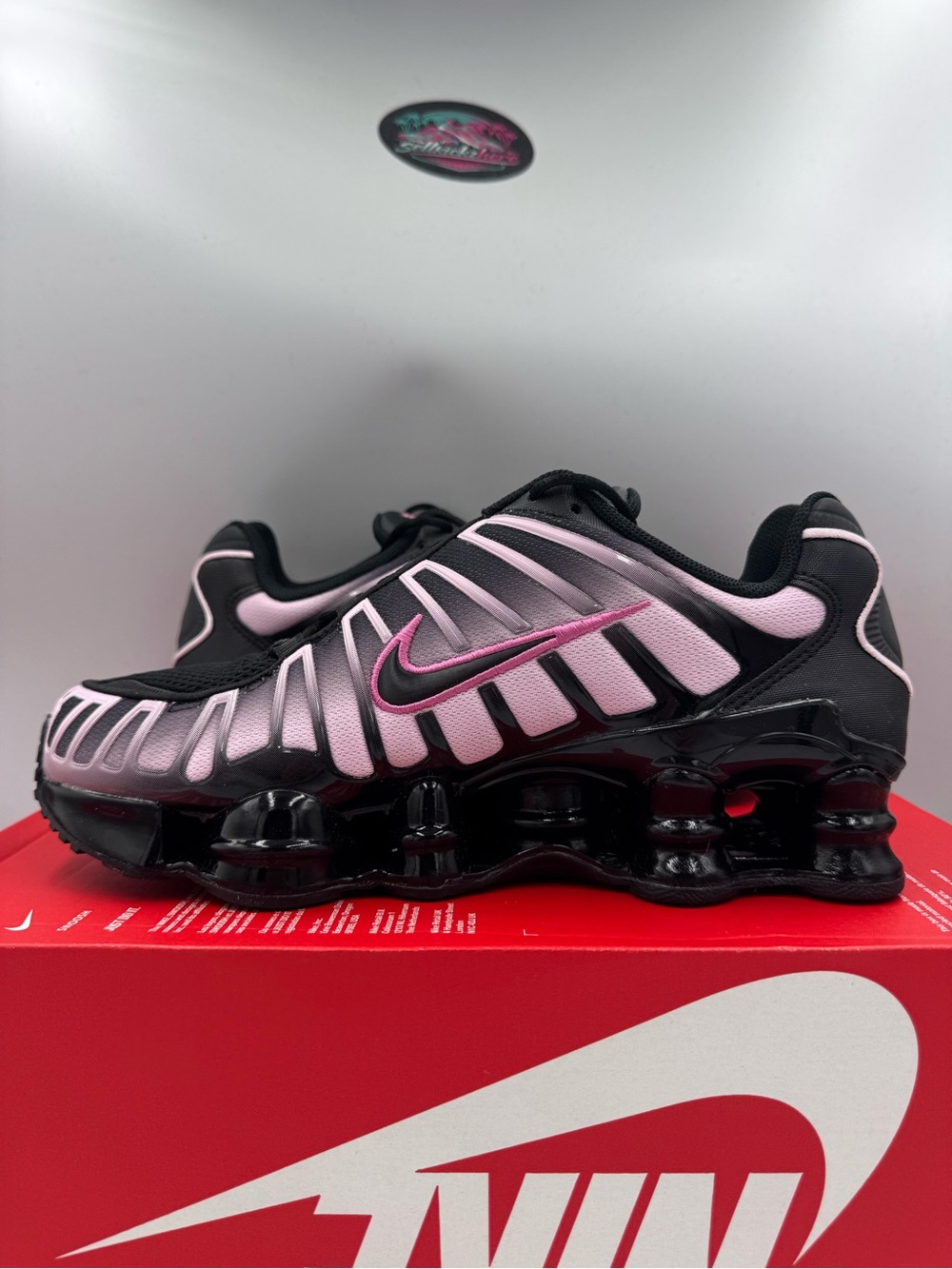 Nike Shox TL Black Playful Pink BRAND NEW Size 8.5 Women - Picture 6 of 8